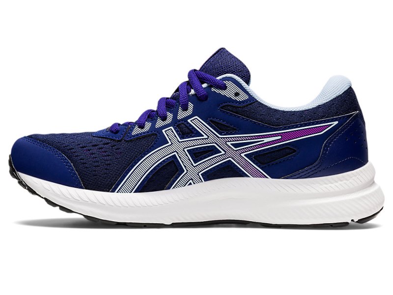 Women's Asics Gel-contend 8 Running Shoes Dive Blue/Soft Sky Canada | CA3957-555