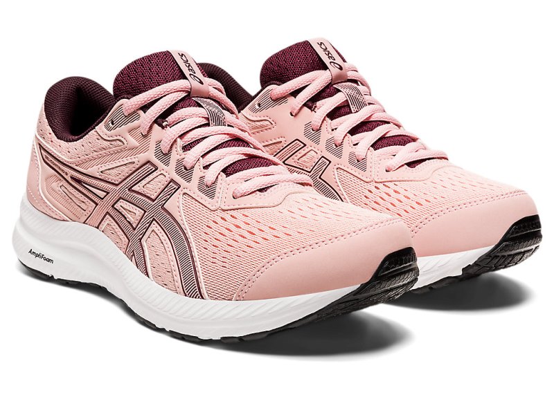 Women's Asics Gel-contend 8 Running Shoes Frosted Rose/Deep Mars Canada | CA5366-983