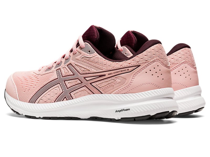 Women's Asics Gel-contend 8 Running Shoes Frosted Rose/Deep Mars Canada | CA5366-983