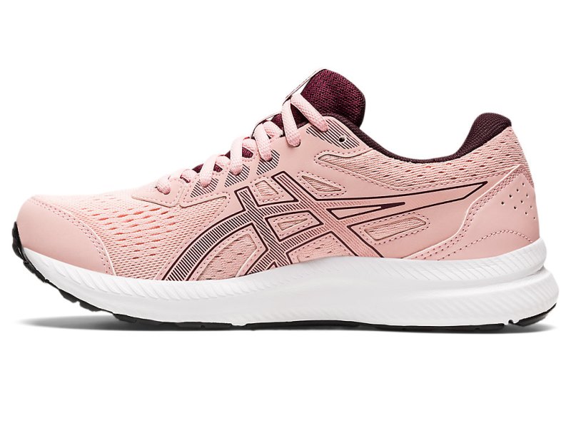 Women's Asics Gel-contend 8 Running Shoes Frosted Rose/Deep Mars Canada | CA5366-983