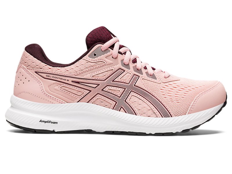 Women\'s Asics Gel-contend 8 Running Shoes Frosted Rose/Deep Mars Canada | CA5366-983