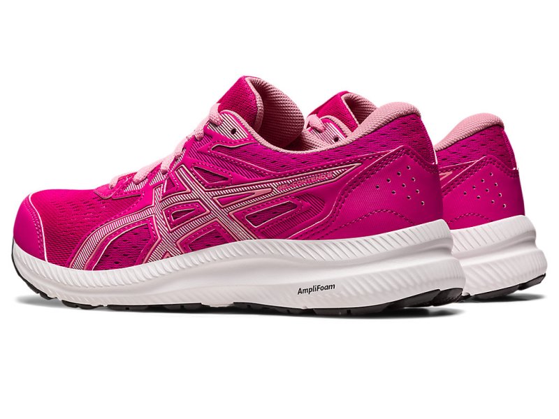 Women's Asics Gel-contend 8 Running Shoes Pink Rave/Pure Silver Canada | CA9488-080