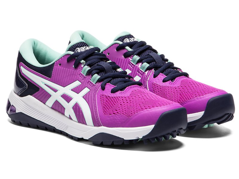 Women's Asics Gel-course Glide Golf Shoes Orchid/White Canada | CA5633-115