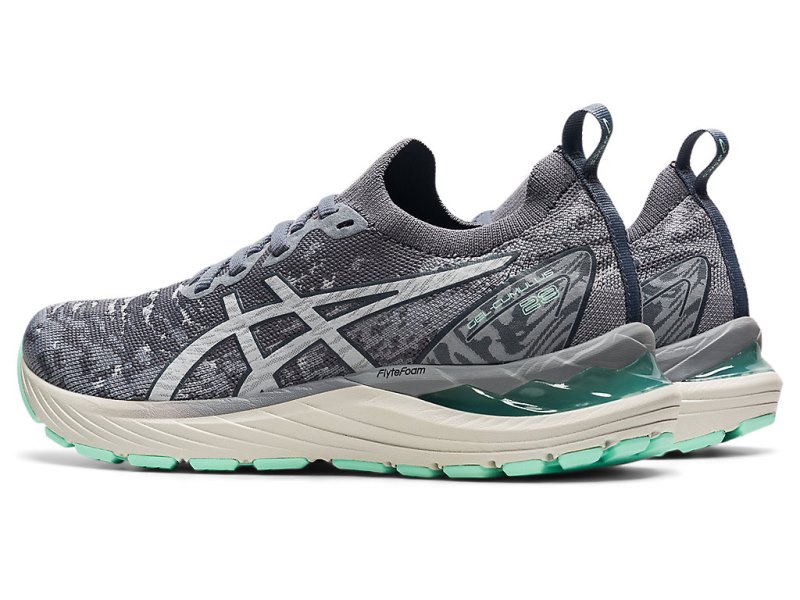 Women's Asics Gel-cumulus 23 Mk Running Shoes Sheet Rock/Piedmont Grey Canada | CA3114-273