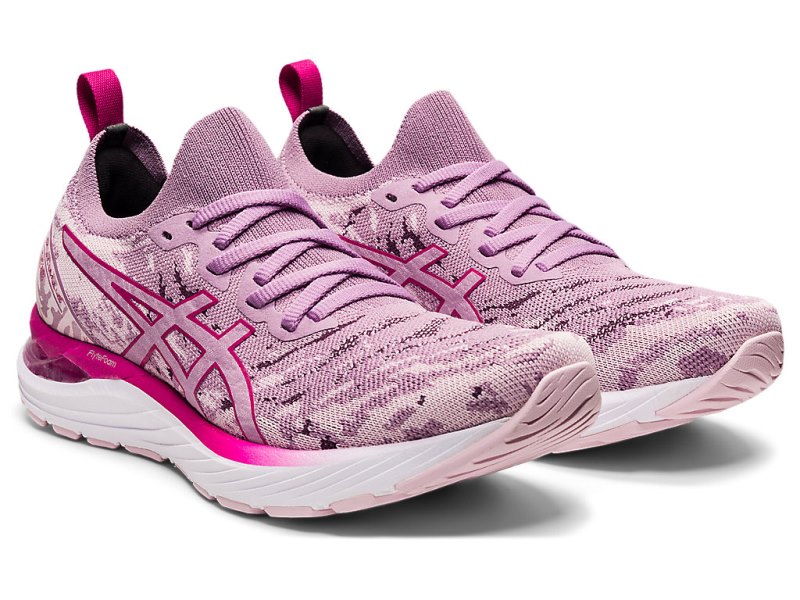 Women's Asics Gel-cumulus 23 Mk Running Shoes Barely Rose/Rosequartz Canada | CA3635-493