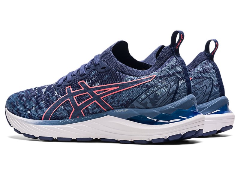 Women's Asics Gel-cumulus 23 Mk Running Shoes Storm Blue/Thunder Blue Canada | CA9556-720