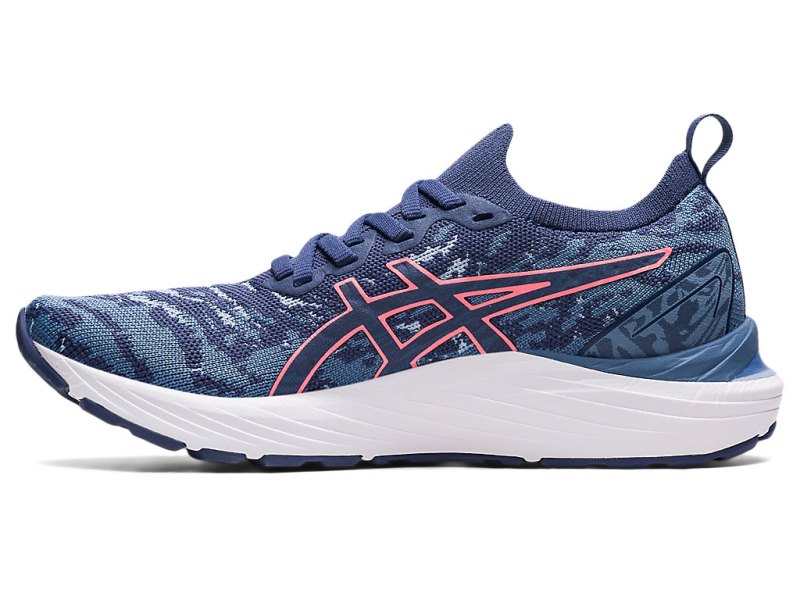 Women's Asics Gel-cumulus 23 Mk Running Shoes Storm Blue/Thunder Blue Canada | CA9556-720