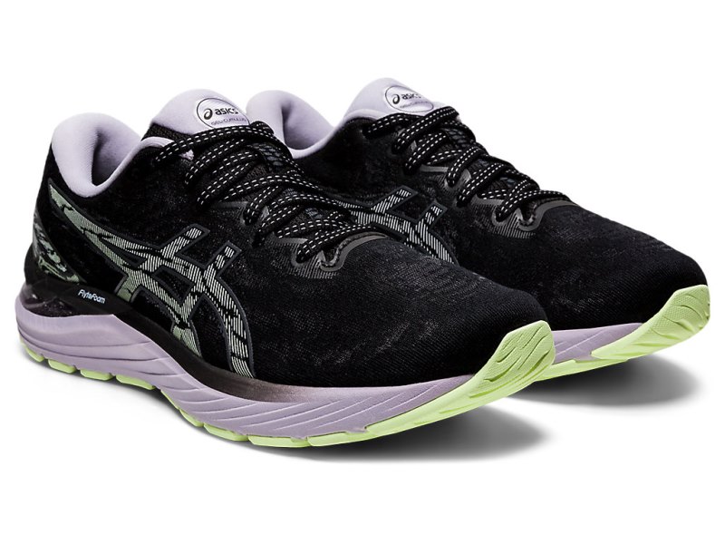 Women's Asics Gel-cumulus 23 Running Shoes Black/Carrier Grey Canada | CA2295-355