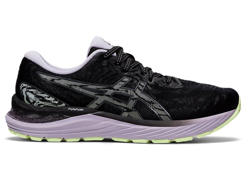 Women\'s Asics Gel-cumulus 23 Running Shoes Black/Carrier Grey Canada | CA2295-355