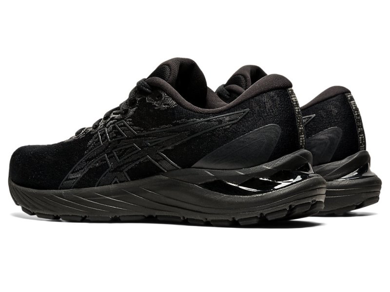 Women's Asics Gel-cumulus 23 Running Shoes Black/Graphite Grey Canada | CA7935-498