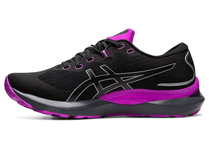 Women's Asics Gel-cumulus 24 Lite-show Running Shoes Black/Orchid Canada | CA3214-783