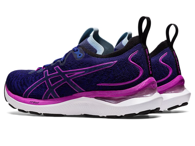 Women's Asics Gel-cumulus 24 Mk Running Shoes Dive Blue/Orchid Canada | CA6052-319