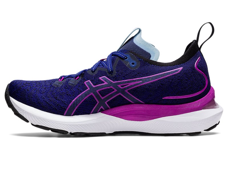 Women's Asics Gel-cumulus 24 Mk Running Shoes Dive Blue/Orchid Canada | CA6052-319