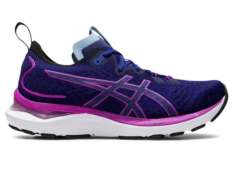 Women\'s Asics Gel-cumulus 24 Mk Running Shoes Dive Blue/Orchid Canada | CA6052-319