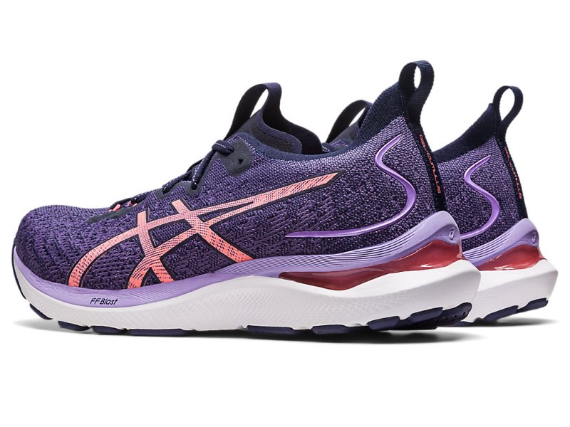 Women's Asics Gel-cumulus 24 Mk Running Shoes Dusty Purple/Papaya Canada | CA9204-484