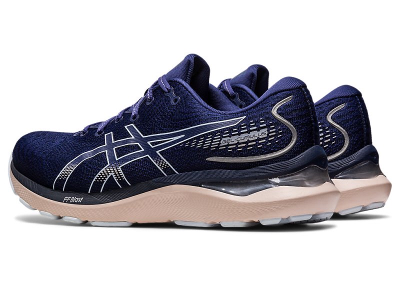 Women's Asics Gel-cumulus 24 Running Shoes Indigo Blue/Sky Canada | CA0114-987