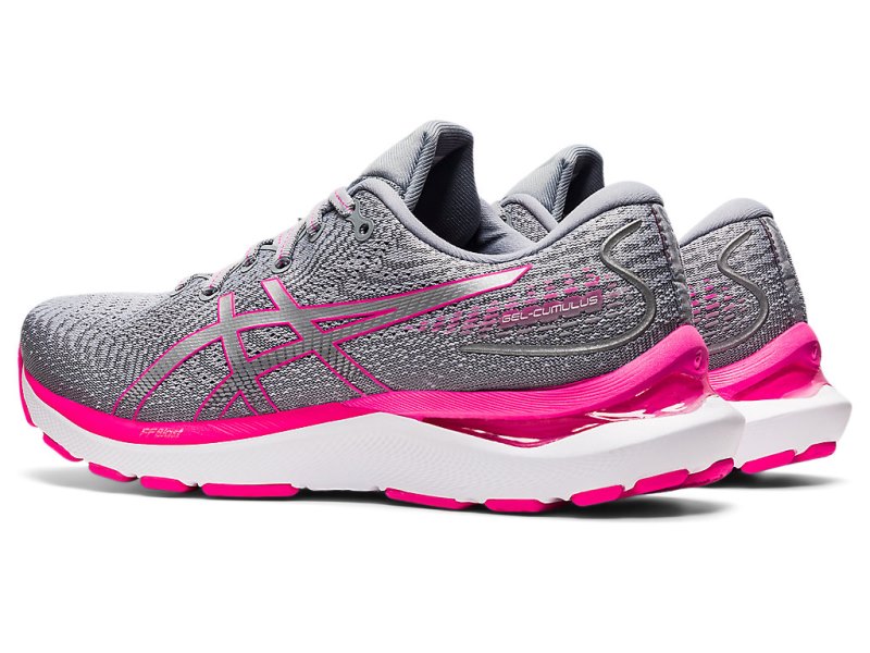 Women's Asics Gel-cumulus 24 Running Shoes Sheet Rock/Pink Glo Canada | CA0346-591