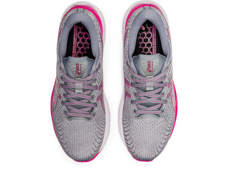 Women's Asics Gel-cumulus 24 Running Shoes Sheet Rock/Pink Glo Canada | CA0346-591