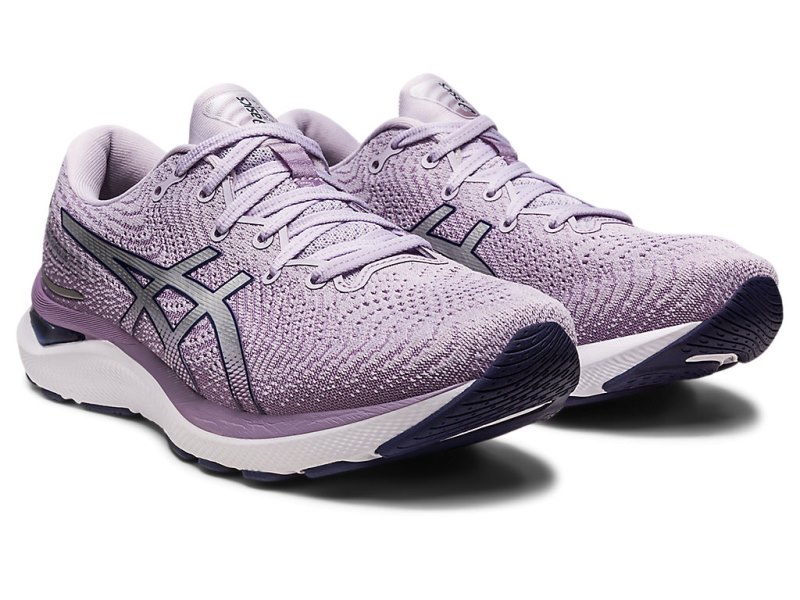 Women's Asics Gel-cumulus 24 Running Shoes Dusk Violet/Pure Silver Canada | CA0604-263