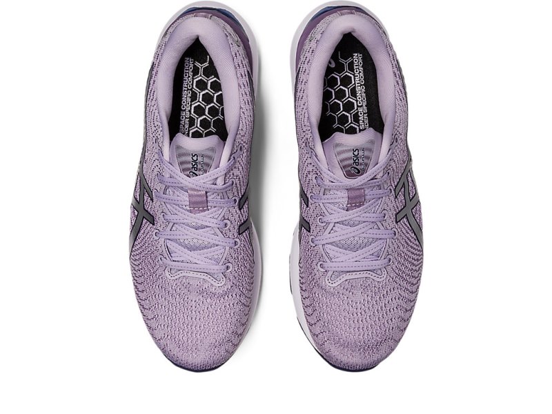 Women's Asics Gel-cumulus 24 Running Shoes Dusk Violet/Pure Silver Canada | CA0604-263