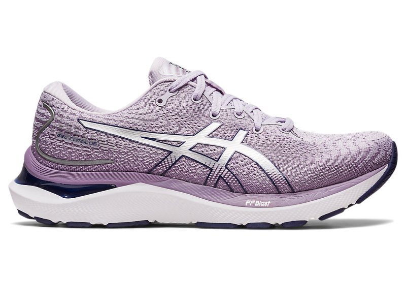 Women\'s Asics Gel-cumulus 24 Running Shoes Dusk Violet/Pure Silver Canada | CA0604-263