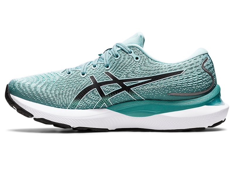 Women's Asics Gel-cumulus 24 Running Shoes Oasis Green/Black Canada | CA1135-311