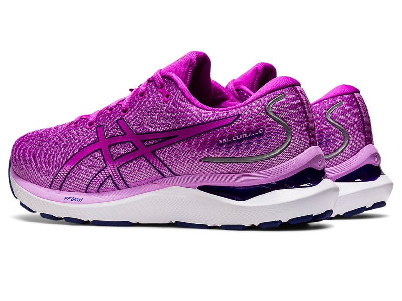 Women's Asics Gel-cumulus 24 Running Shoes Orchid/Dive Blue Canada | CA2234-523