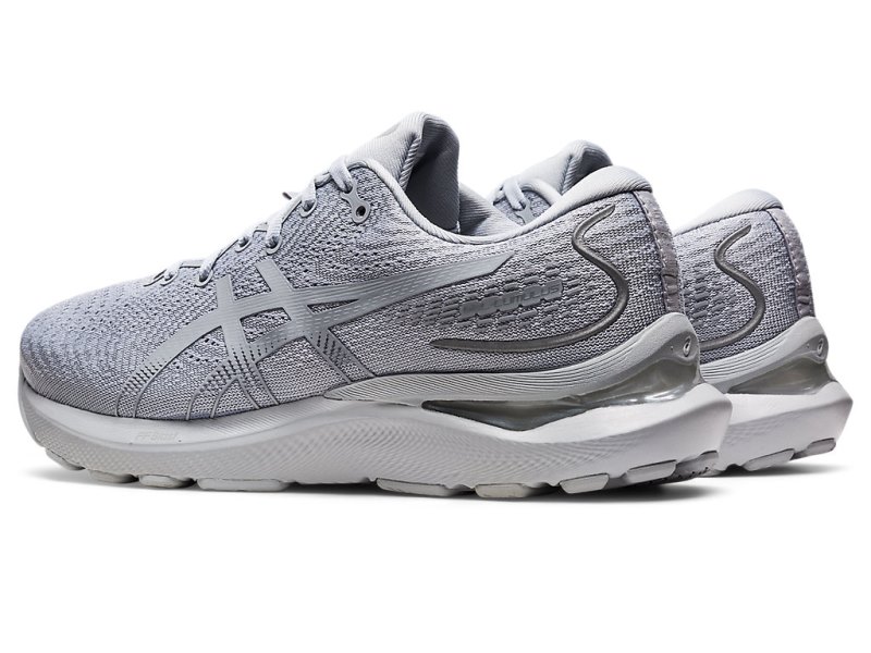 Women's Asics Gel-cumulus 24 Running Shoes Piedmont Grey/Piedmont Grey Canada | CA3327-323