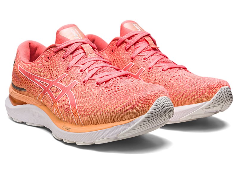 Women's Asics Gel-cumulus 24 Running Shoes Papaya/White Canada | CA4457-609