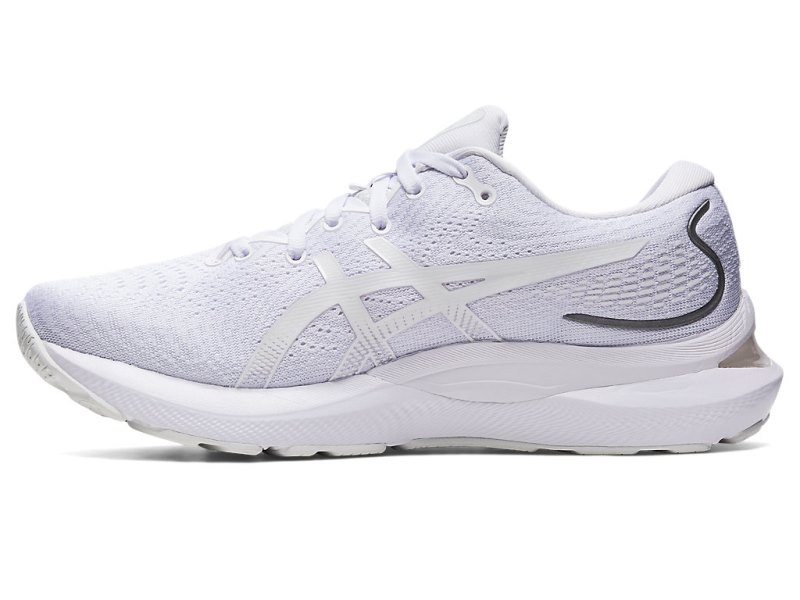 Women's Asics Gel-cumulus 24 Running Shoes White/White Canada | CA6362-719