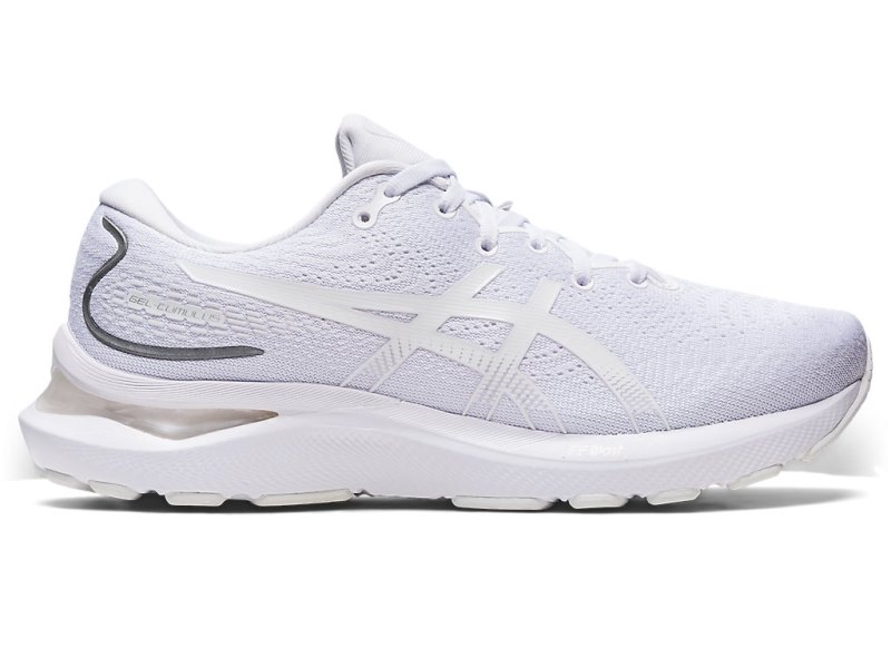 Women\'s Asics Gel-cumulus 24 Running Shoes White/White Canada | CA6362-719