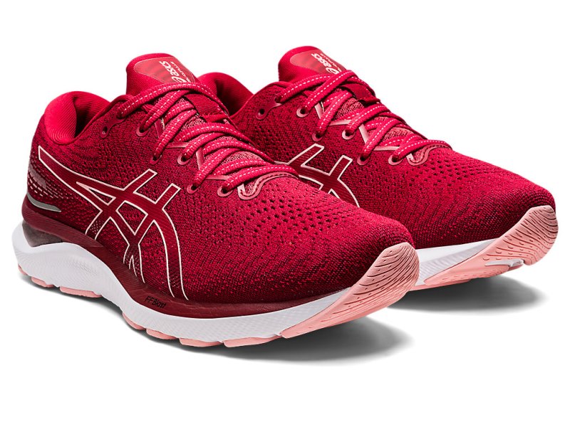 Women's Asics Gel-cumulus 24 Running Shoes Cranberry/Frosted Rose Canada | CA7204-370