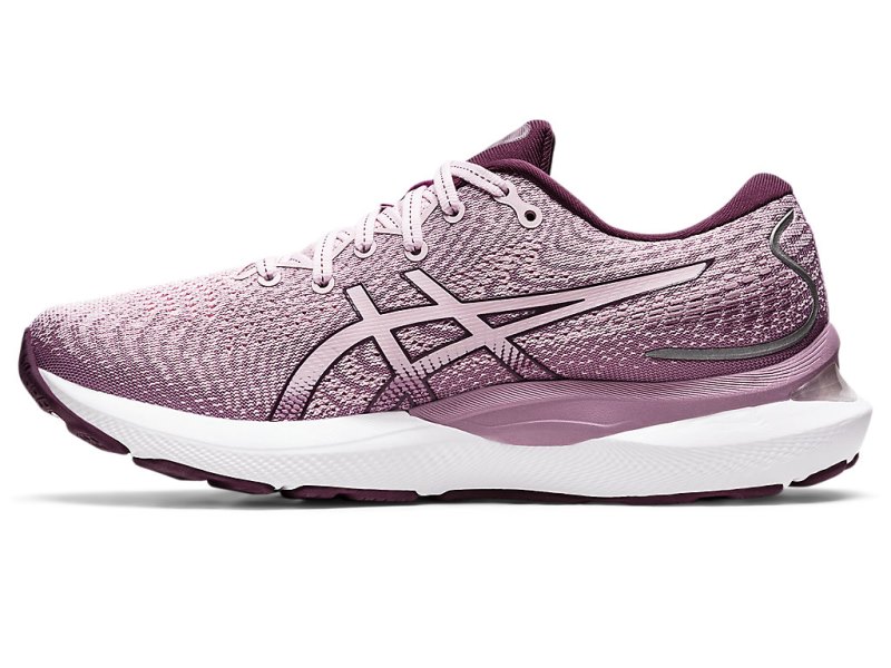 Women's Asics Gel-cumulus 24 Running Shoes Barely Rose/Deep Plum Canada | CA7602-050