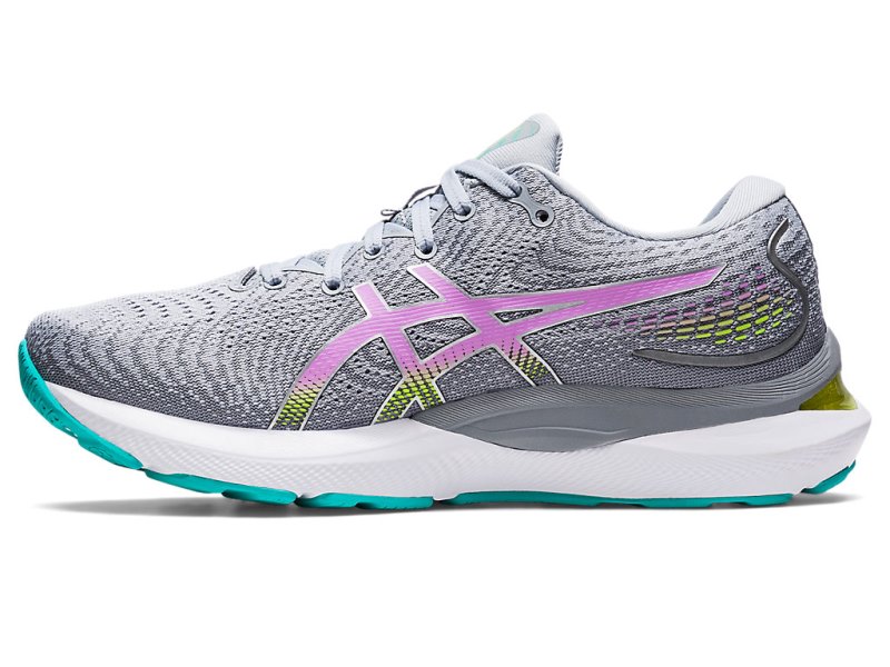 Women's Asics Gel-cumulus 24 Running Shoes Piedmont Grey/Lavender Glow Canada | CA7825-701