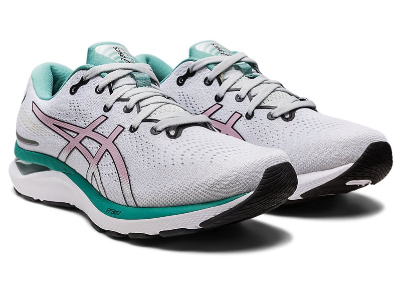 Women's Asics Gel-cumulus 24 Running Shoes Polar Shade/Barely Rose Canada | CA9808-764