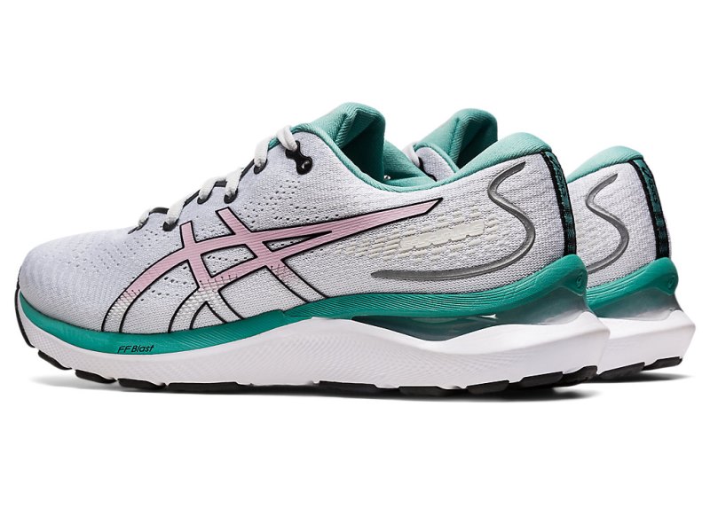 Women's Asics Gel-cumulus 24 Running Shoes Polar Shade/Barely Rose Canada | CA9808-764