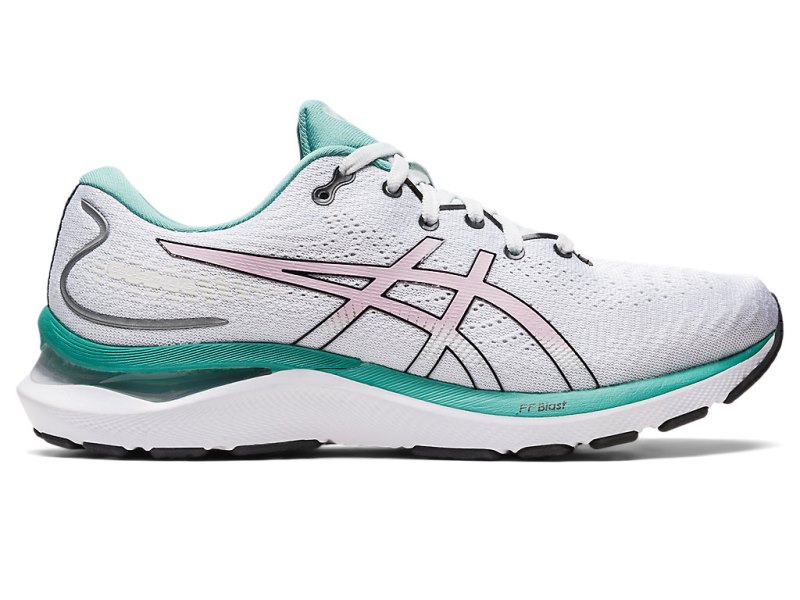 Women\'s Asics Gel-cumulus 24 Running Shoes Polar Shade/Barely Rose Canada | CA9808-764