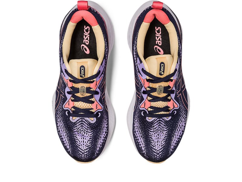 Women's Asics Gel-cumulus 25 Running Shoes Midnight/Papaya Canada | CA2015-567