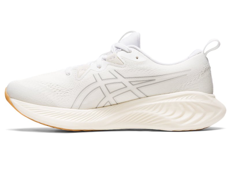 Women's Asics Gel-cumulus 25 Running Shoes White/White Canada | CA2290-762