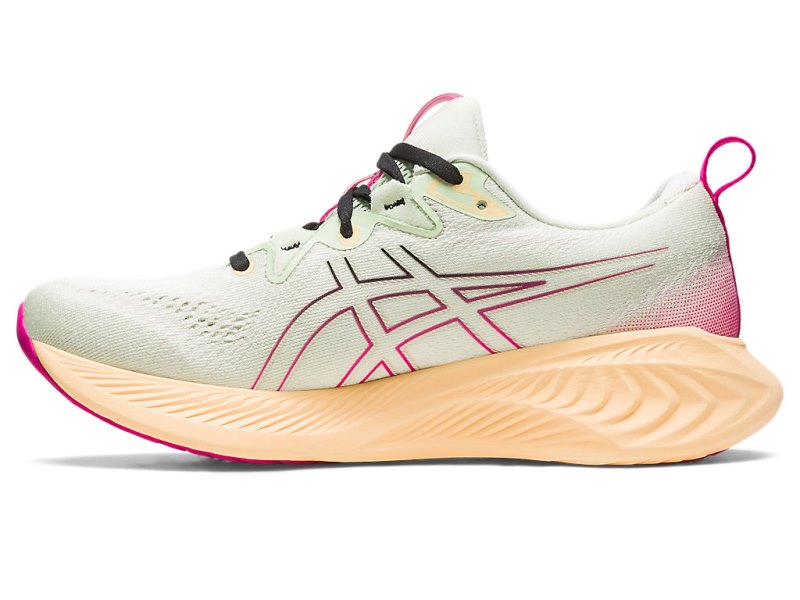 Women's Asics Gel-cumulus 25 Running Shoes Whisper Green/Pink Rave Canada | CA9328-683