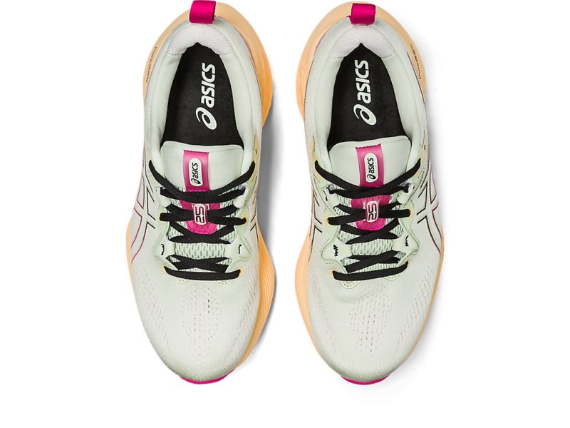 Women's Asics Gel-cumulus 25 Running Shoes Whisper Green/Pink Rave Canada | CA9328-683