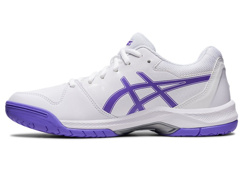 Women's Asics Gel-dedicate 7 Tennis Shoes White/Amethyst Canada | CA1350-041