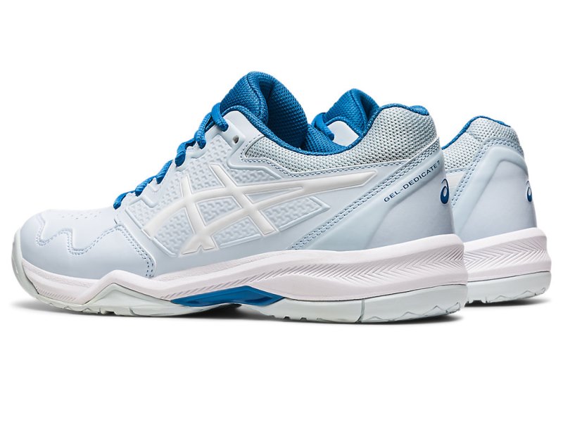 Women's Asics Gel-dedicate 7 Tennis Shoes Sky/White Canada | CA5574-647