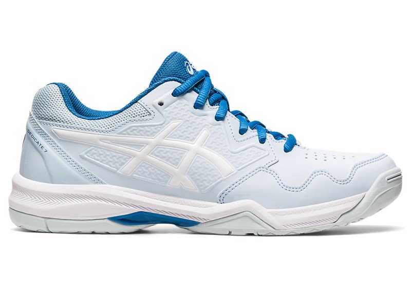 Women\'s Asics Gel-dedicate 7 Tennis Shoes Sky/White Canada | CA5574-647