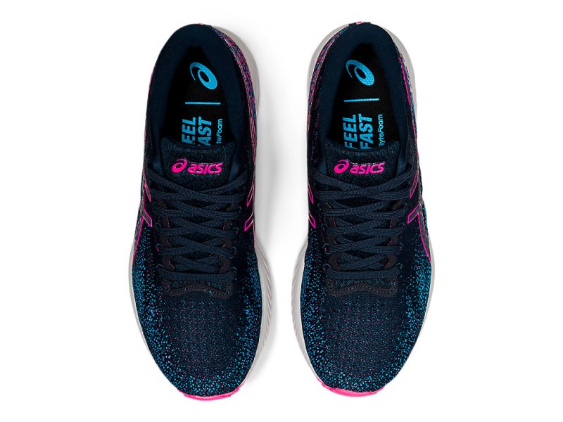 Women's Asics Gel-ds Trainer 26 Running Shoes French Blue/Hot Pink Canada | CA3199-911