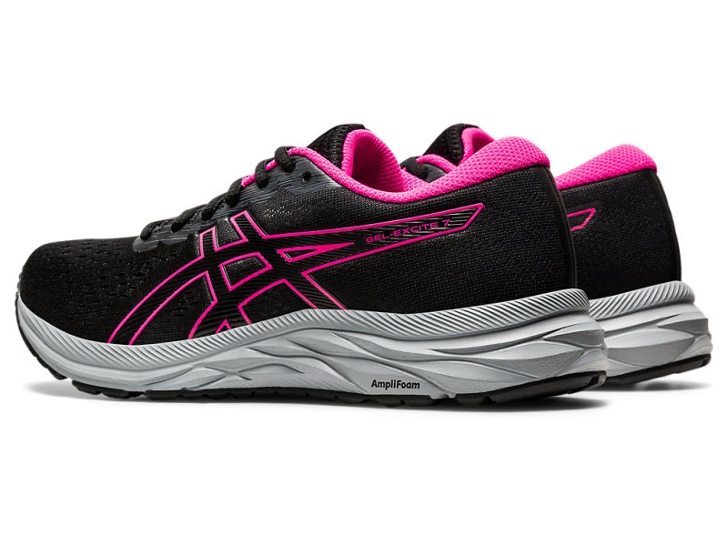 Women's Asics Gel-eXCite 7 Running Shoes Black/Metropolis Canada | CA2137-232