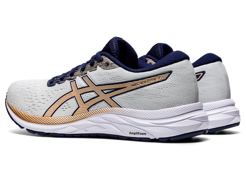 Women's Asics Gel-eXCite 7 The New Strong Running Shoes Polar Shade/Champagne Canada | CA7739-742