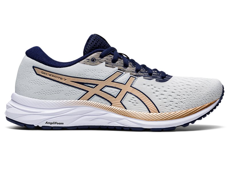 Women\'s Asics Gel-eXCite 7 The New Strong Running Shoes Polar Shade/Champagne Canada | CA7739-742