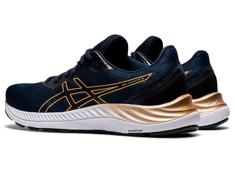 Women's Asics Gel-eXCite 8 Running Shoes French Blue/Champagne Canada | CA1478-335