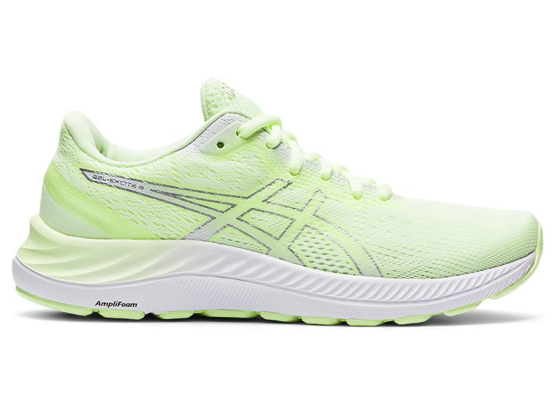 Women\'s Asics Gel-eXCite 8 Running Shoes Illuminate Yellow/Pure Silver Canada | CA2185-585